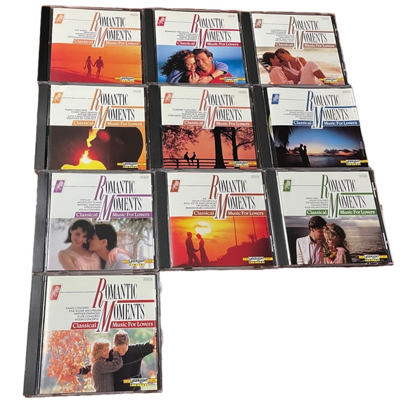 10 CD Set Vintage Classical Music for lovers, Romantic Moments - Picture 3 of 3